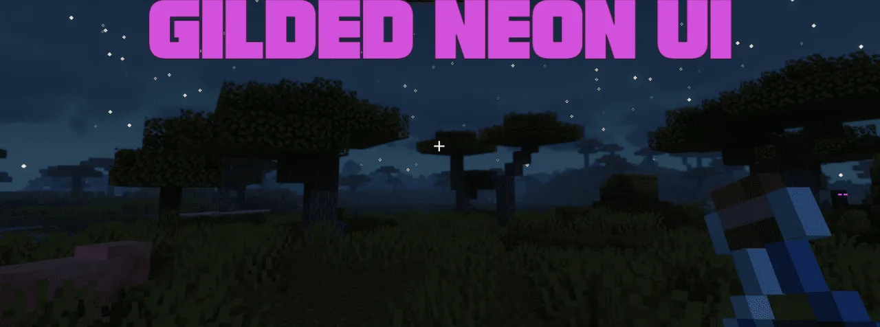 Gilded Neon UI for Minecraft 1.19.4