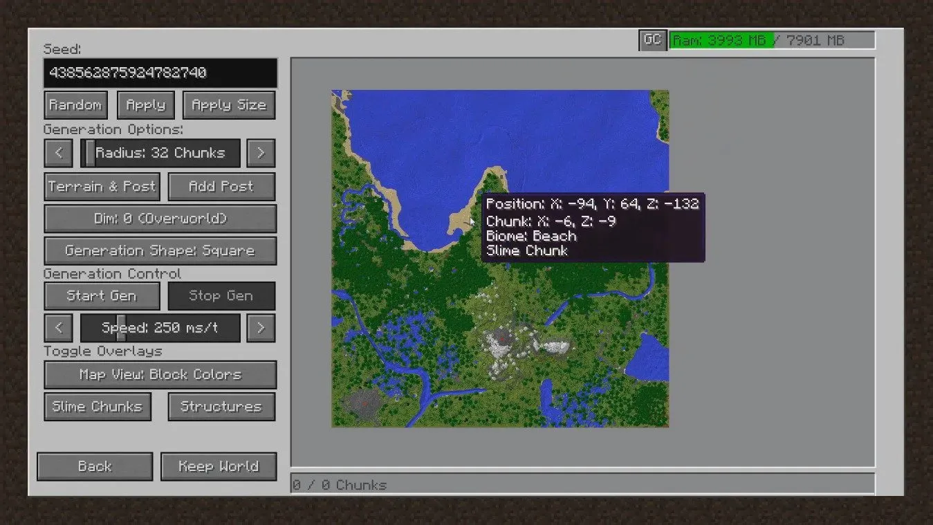 Fabric Chunk Pregenerator for Minecraft 1.19.4