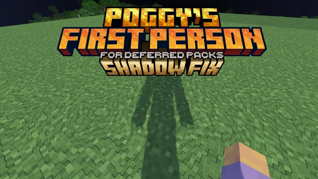 Poggy’s First Person Shadow Fix for Minecraft Pocket Edition 1.20