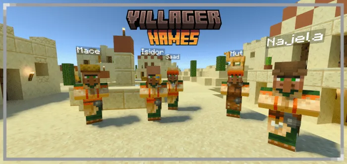 Villager Names for Minecraft Pocket Edition 1.20