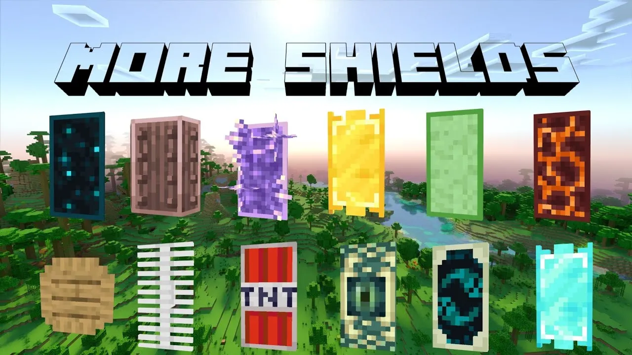 Raiyon’s More Shields for Minecraft Pocket Edition 1.20