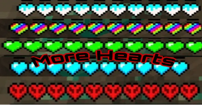 More Hearts for Minecraft Pocket Edition 1.20