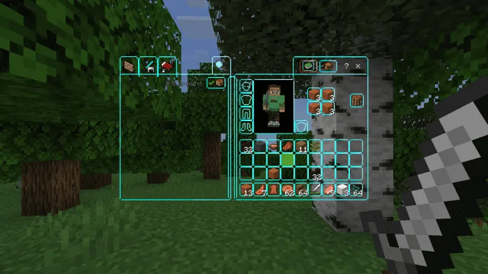 Clean UI for Minecraft Pocket Edition 1.20