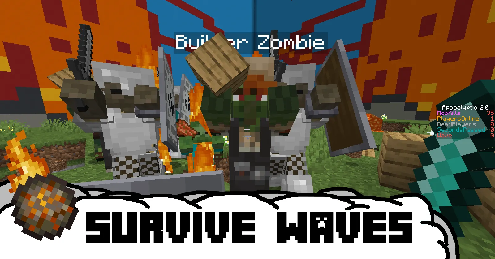 Apocalyptic - Wave Survival | Minecraft Map