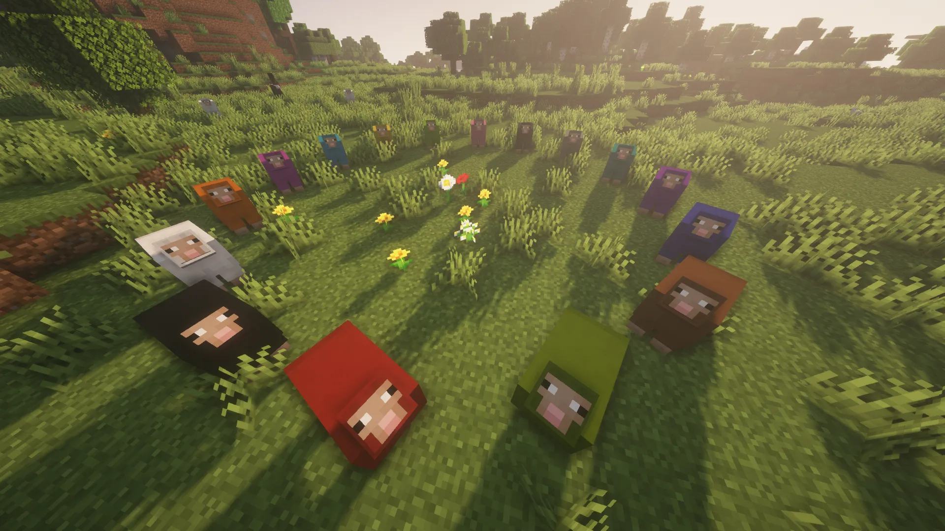 Colorful Sheared Sheep for Minecraft 1.18.2