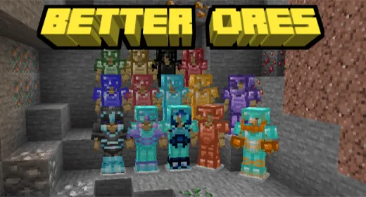 Better Ores for Minecraft Pocket Edition 1.20