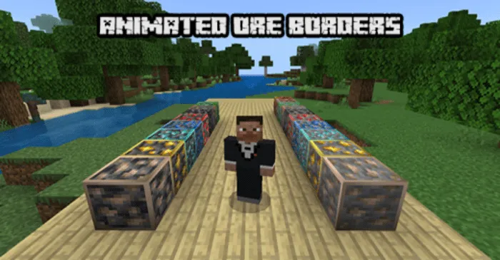 Animated Ore Borders for Minecraft Pocket Edition 1.19