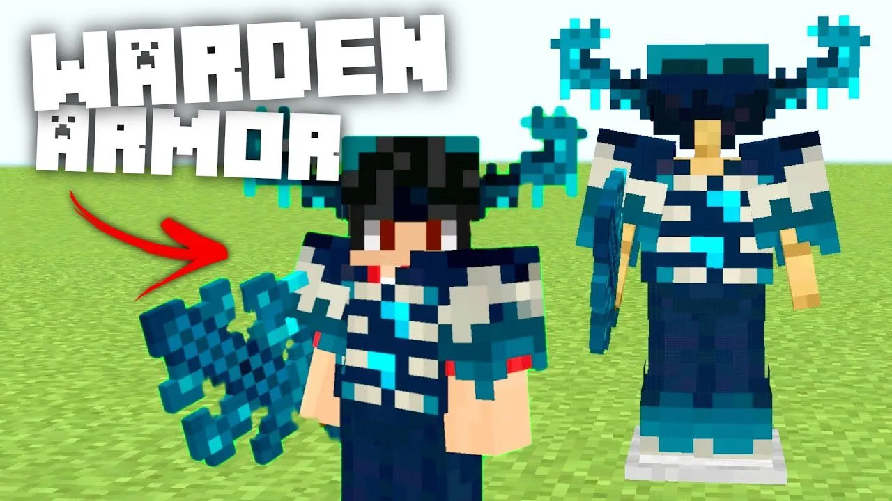 True Warden Armor for Minecraft Pocket Edition 1.19