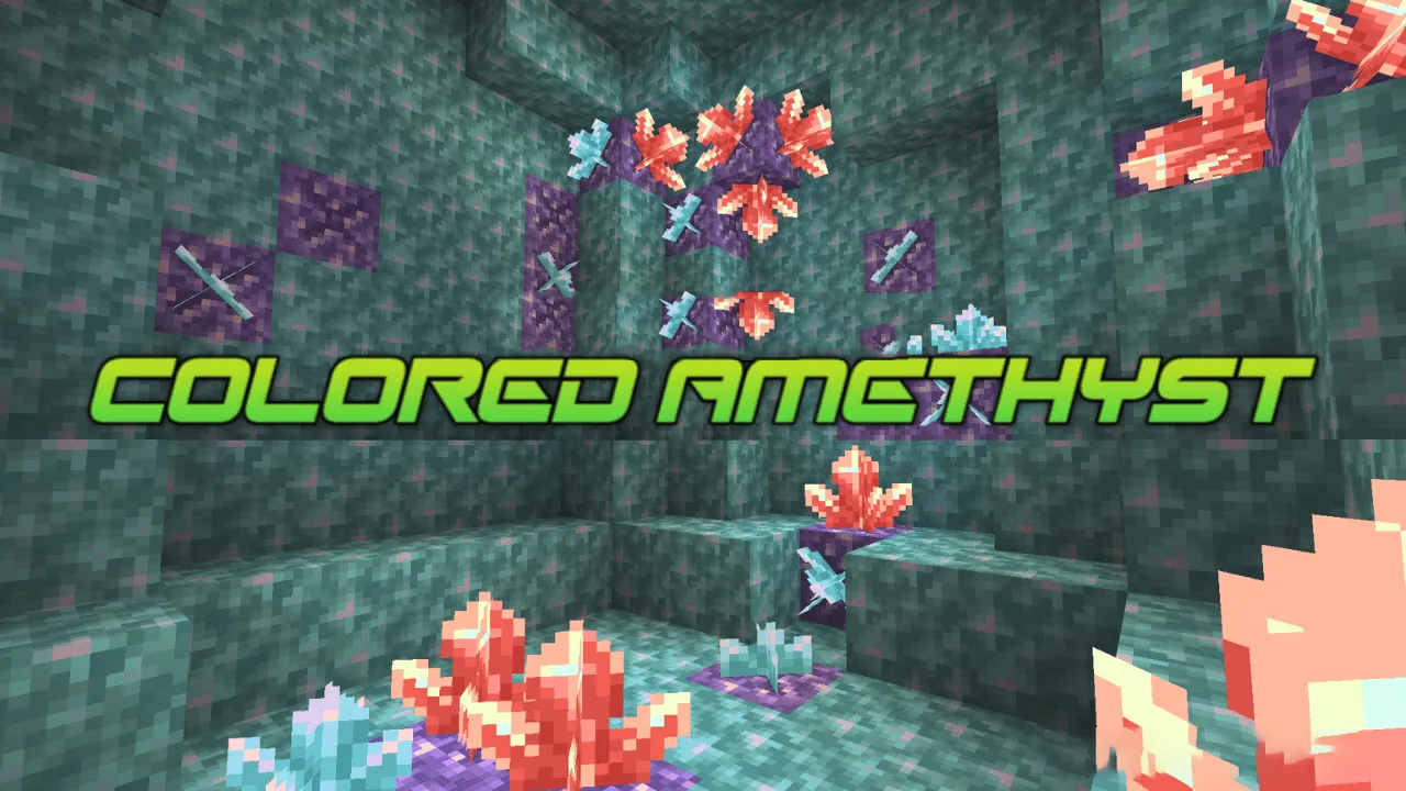 Colored Amethyst for Minecraft 1.20