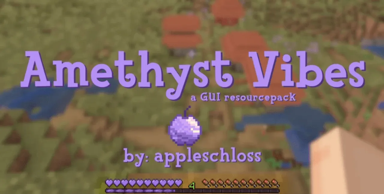 Amethyst Vibes GUI for Minecraft 1.20