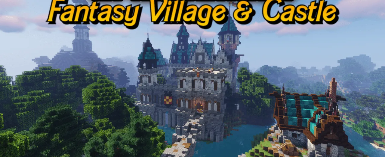Fantasy Village and Castle | Minecraft map