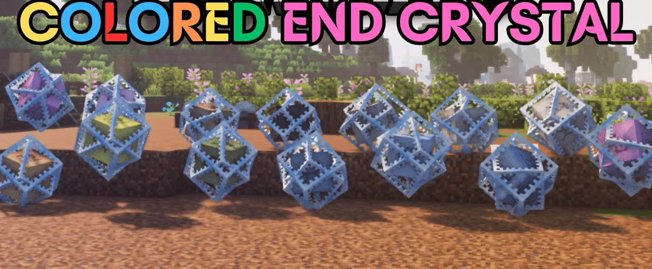 Colored End Crystals for Minecraft 1.20