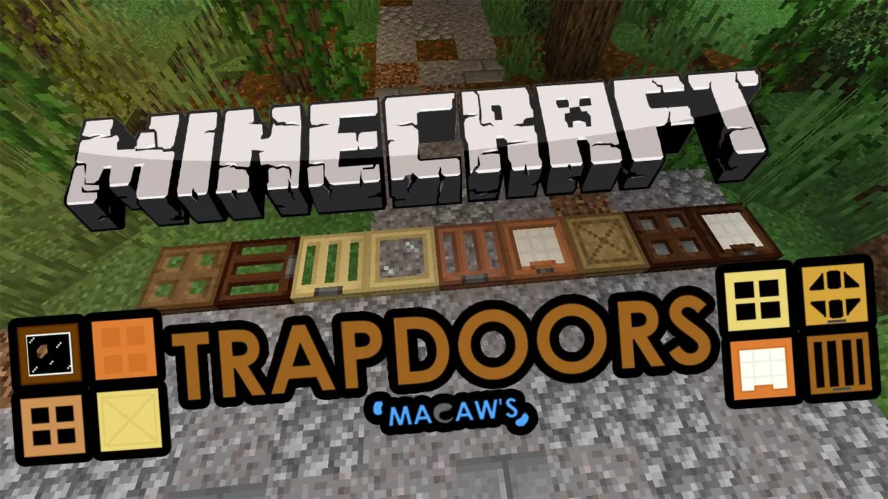 Macaws Trapdoors for Minecraft 1.20.6